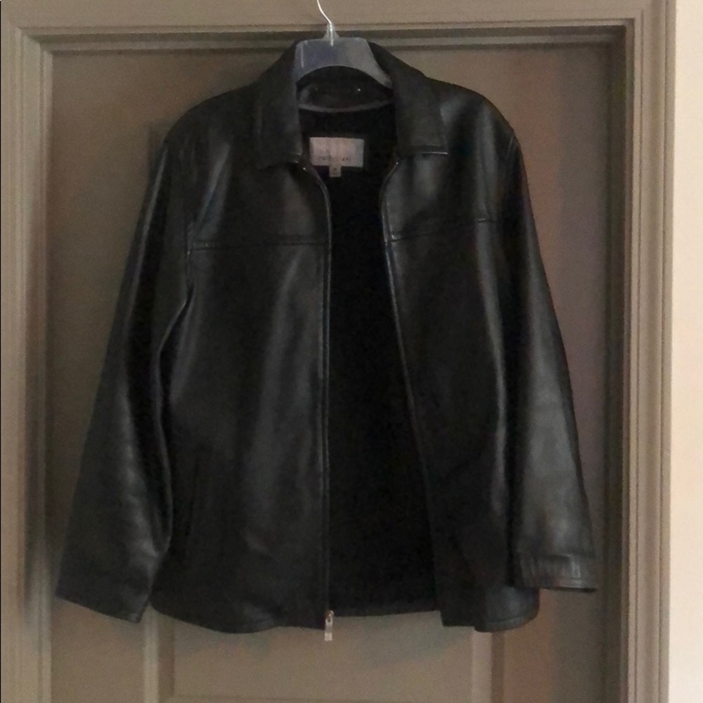 Men’s leather jacket, like new
